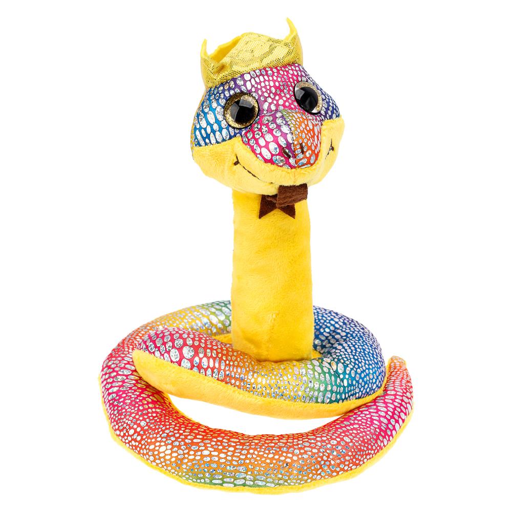Игрушка мягкая змея, 20 см. без чипа, Мульти-пульти S105012-M25