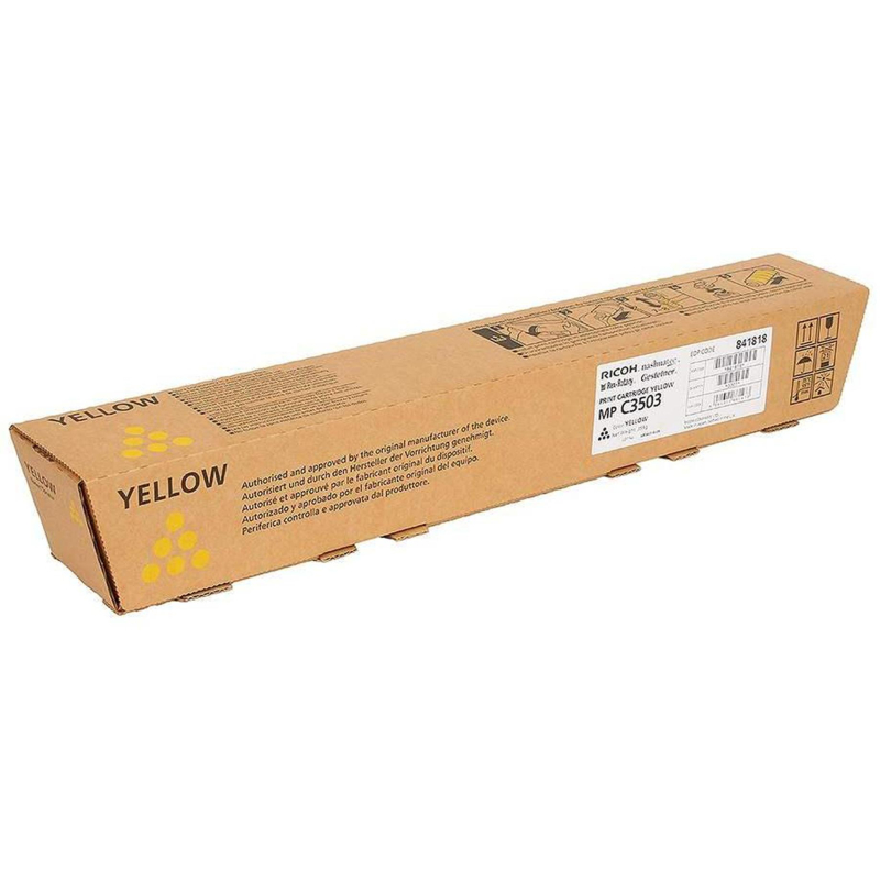 Тонер-картридж Ricoh MP C3503 (841818) жел. для MP C3003/3503/3504 375779