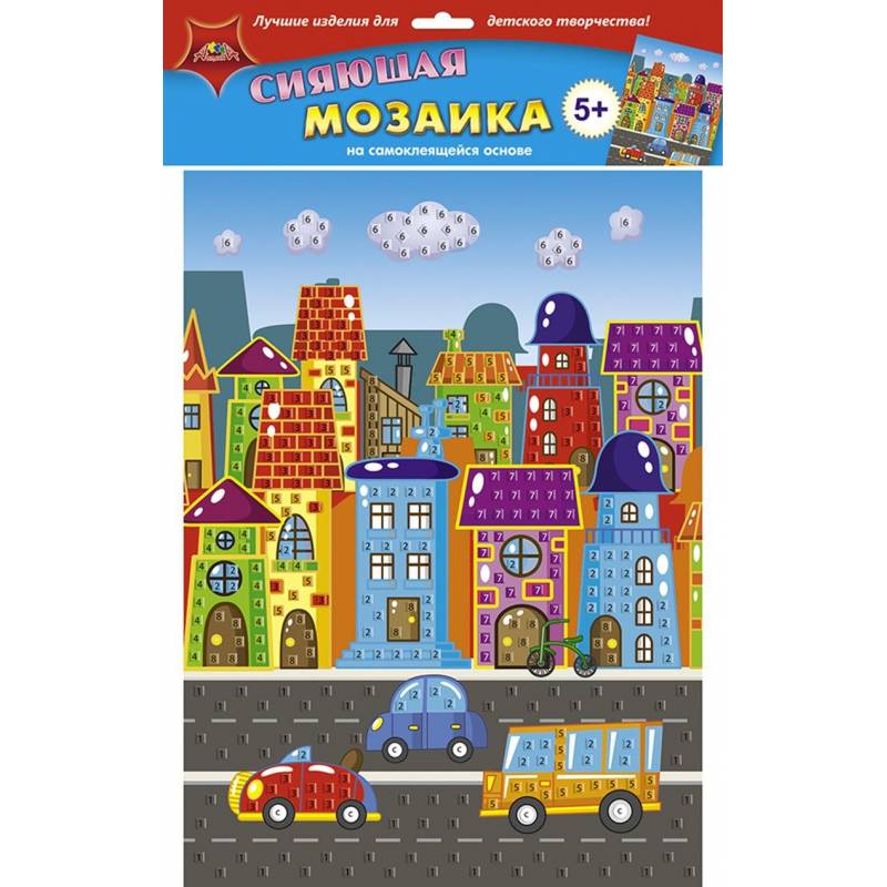 Набор для изготовления мозаики Апплика Яркий город С2258-25 1284976