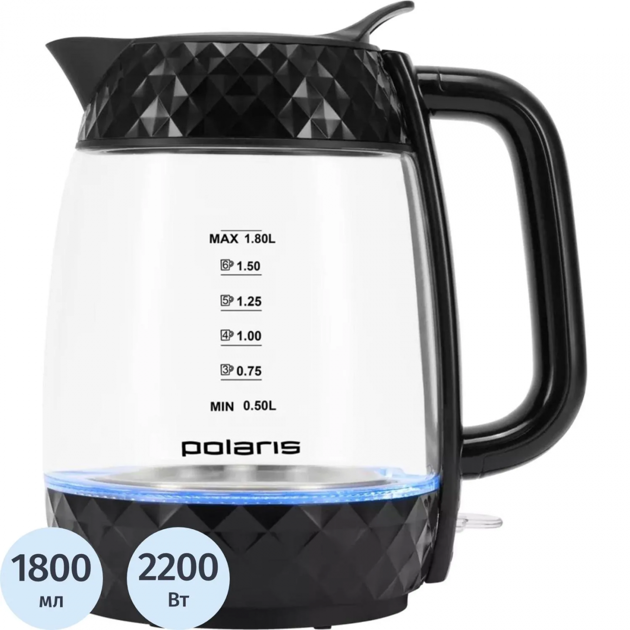 Чайник Polaris PWK 1809CGL Water Way Pro 2385942