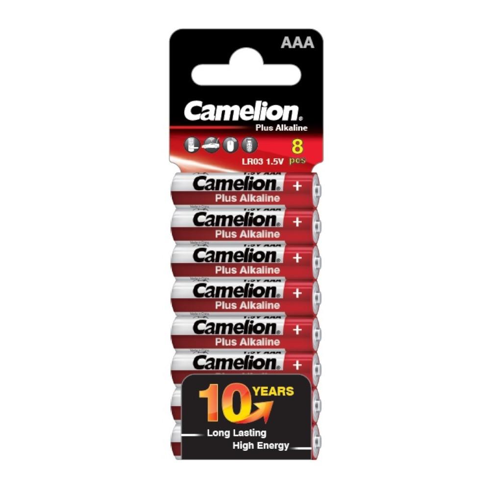 Батарейка Camelion Plus Alkaline 8шт/бл (LR03-SP8, 1.5В) (14861) 1840390