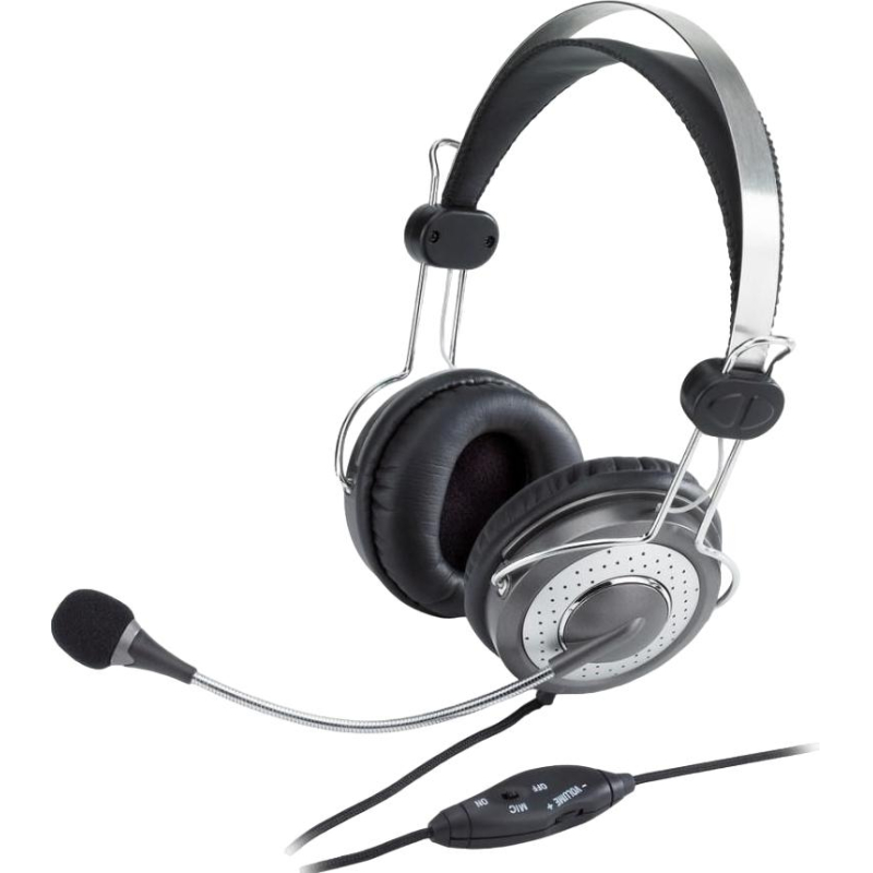 Гарнитура компьют. Genius HS-04SU, кабель 1.8м., черный 1666699 31710045100