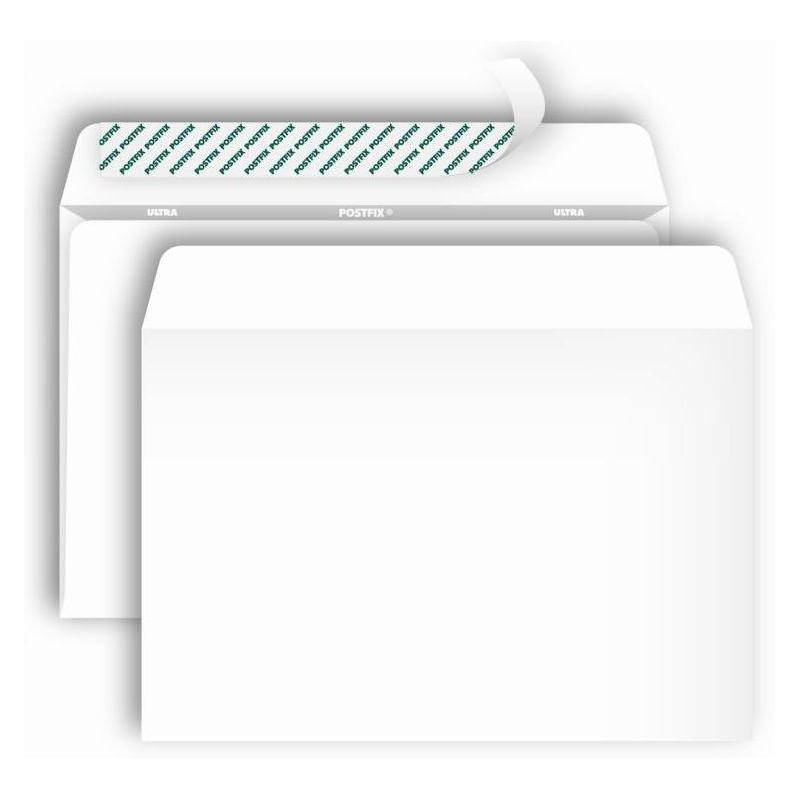 Конверт Postfix Bong C4 90 г/кв.м белый стрип с внутренней запечаткой (250 шт в уп) 269730