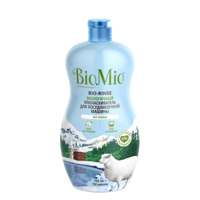 Ополаскиватель д/ПММ BioMio BIO-RINSE без запаха 750мл 1459042 510.04235.0101