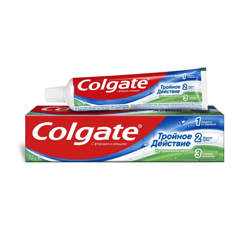 Зубная паста Colgate Тройное действие Натуральная мята комплексная 50 мл 1669986 FCN89251