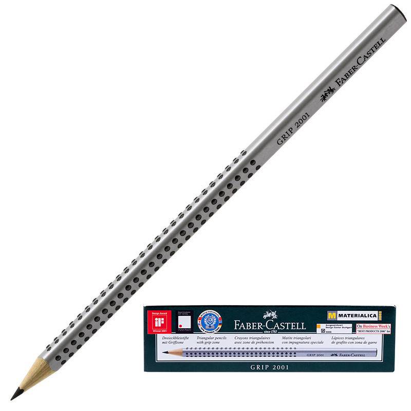 Карандаш чернографитный Faber-Castell Grip 2001 HB заточенный 392882