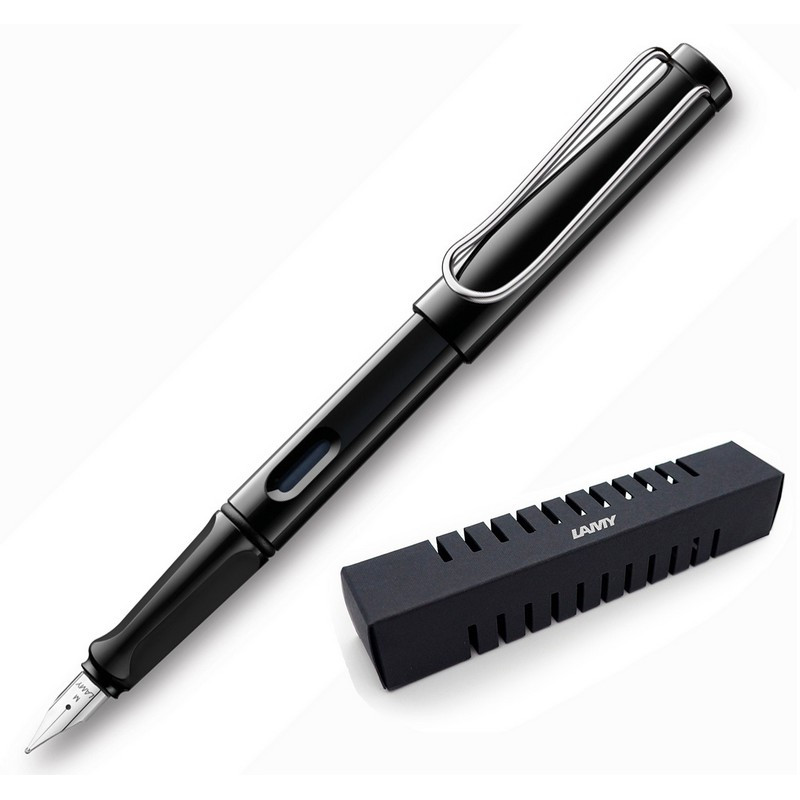 Ручка перьевая LAMY 019 safari, Черный, F, 4000232 881306
