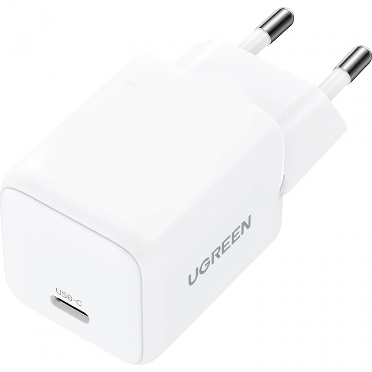 Зарядное уст-во UGREEN сетевое X512 (55554) Mini 20W USB-C GaN EU белый 2263558