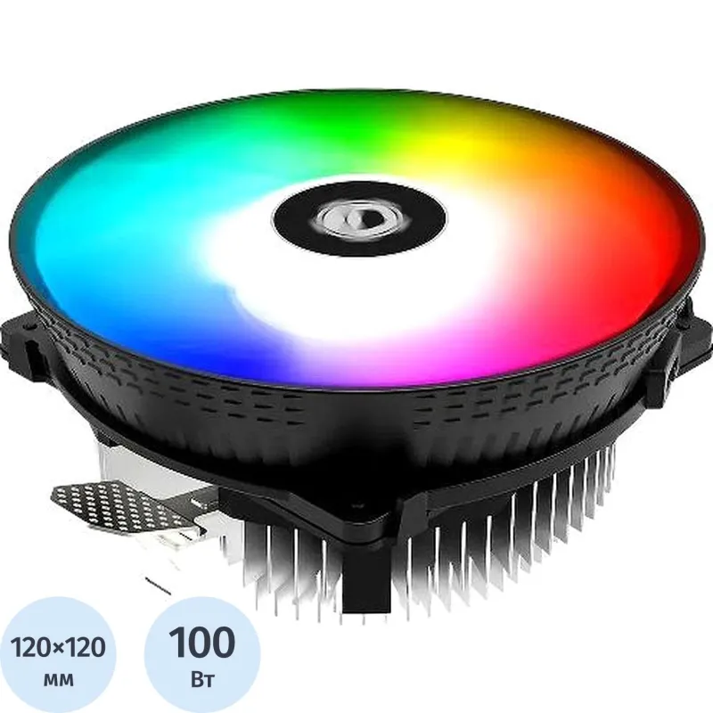 Кулер ID-Cooling DK-03 RAINBOW RGB AM5/4/1151/1200/1700 черн/бел 4-pin 100W 2134792