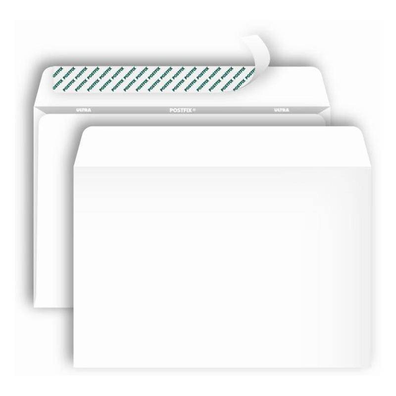 Конверт Postfix Bong С5 80 г/кв.м белый стрип с внутренней запечаткой (1000 шт в уп) 269728