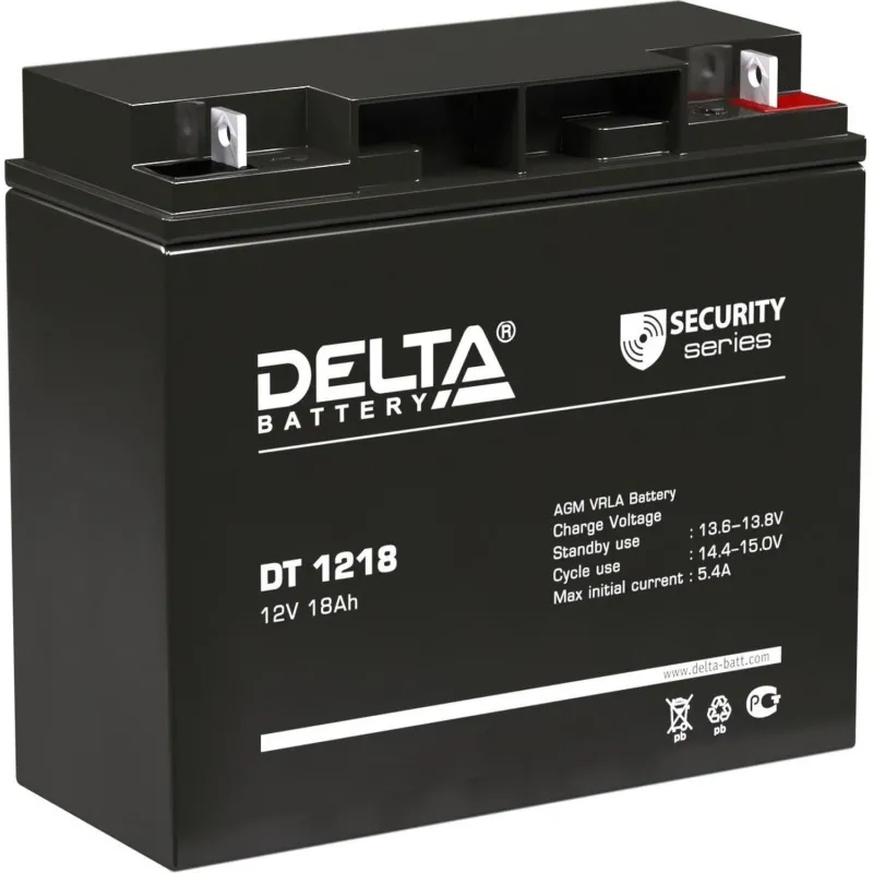 Батарея для ИБП Delta DT 1218 12/18 В/Ач 181х76х168 1599415