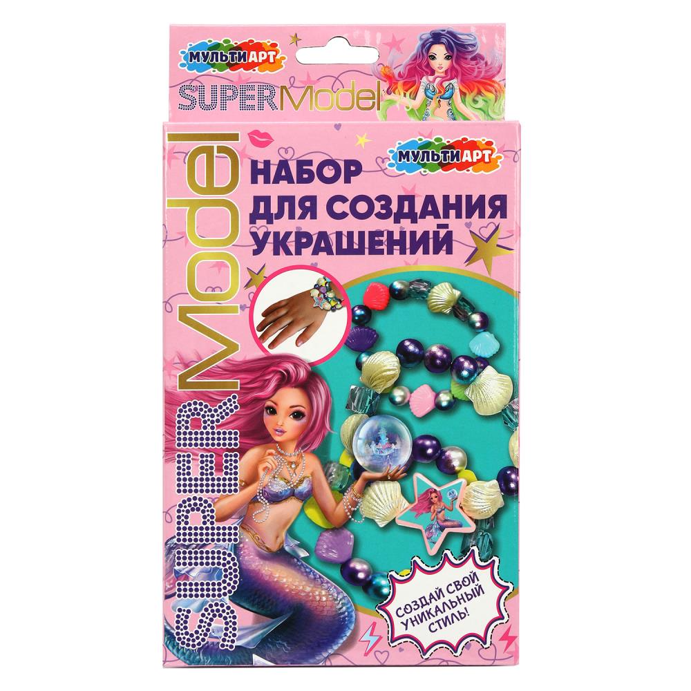 Набор для создания браслетов "Русалка, супер модель" MultiArt BRAC-111379 (48)