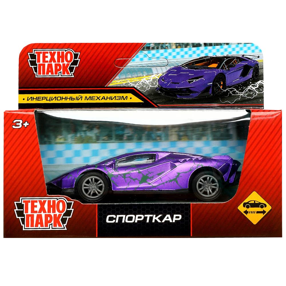 Машина металлическая Спорткар, 10 см. Технопарк 2107C051-R1