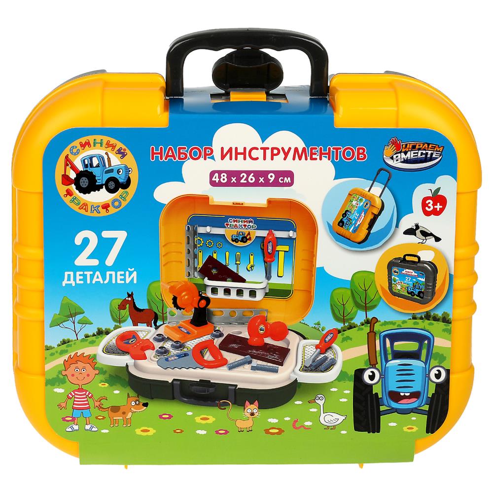 Игровой набор с инструментами Синий трактор Играем Вместе 2105K129-R