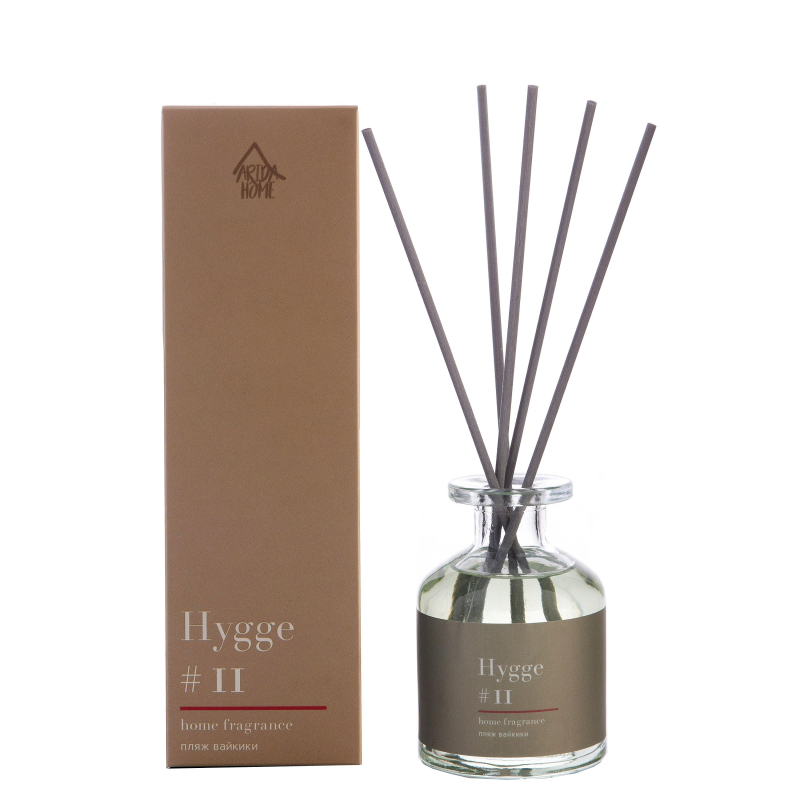 Аромадиффузор с палочками Hygge #11 Пляж Вайкики 100 мл Arida Home 1539004 АР 100-059