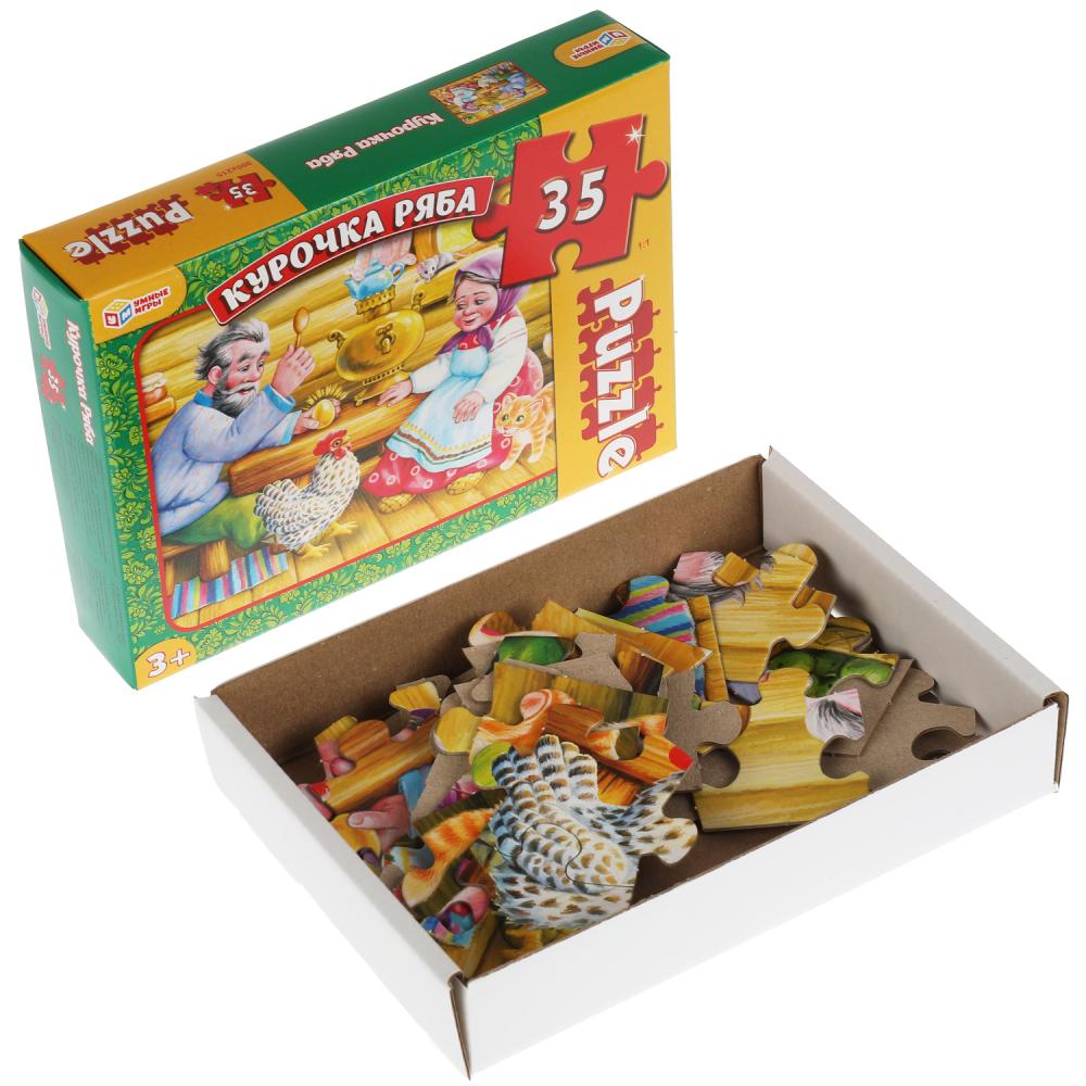 Макси-пазл Курочка Ряба, 35 деталей Умные игры 4680107932624