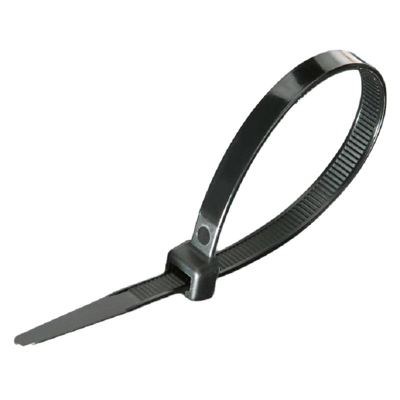 Хомут стяжка нейлоновая (черный) КСС 5x350 (100шт/уп) Fortisflex 49418 1601101