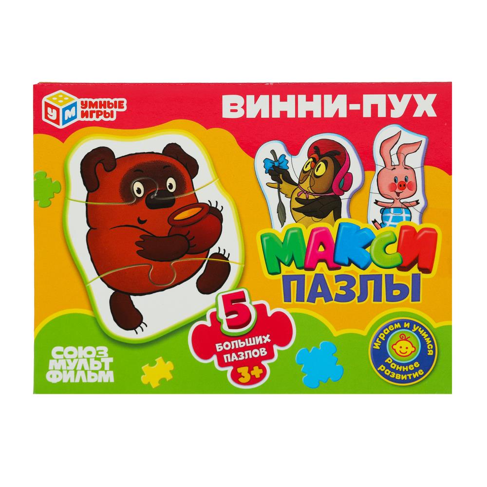 Макси-пазлы "Винни-Пух. Союзмультфильм" 5 пазлов Умные игры 4660254463011