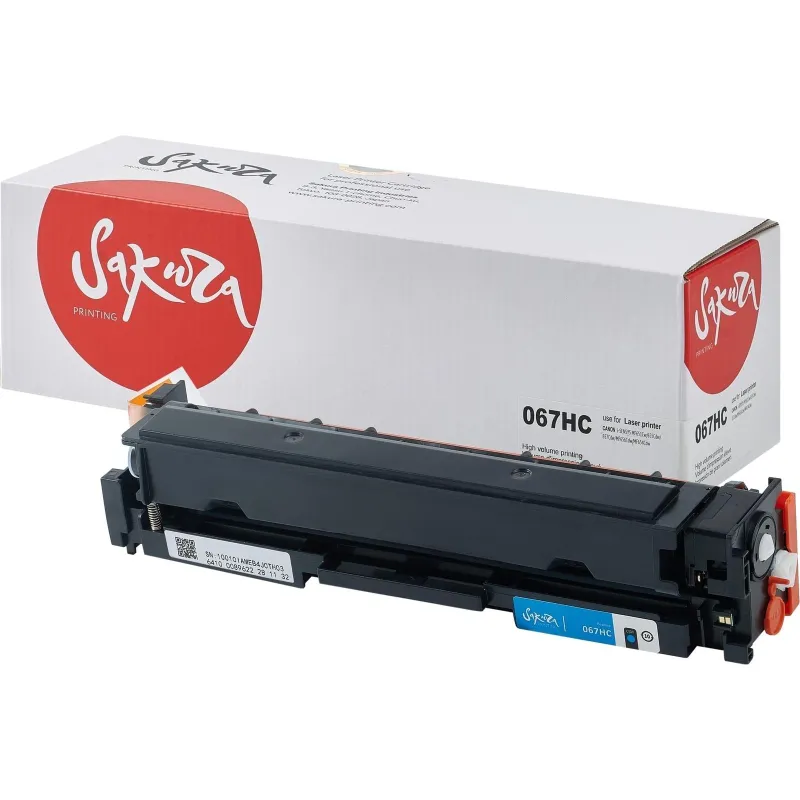 Картридж лазерный Sakura 067H C гол.пов. емк для Canon LBP631/MF651/MF657 2079752 SA067HC