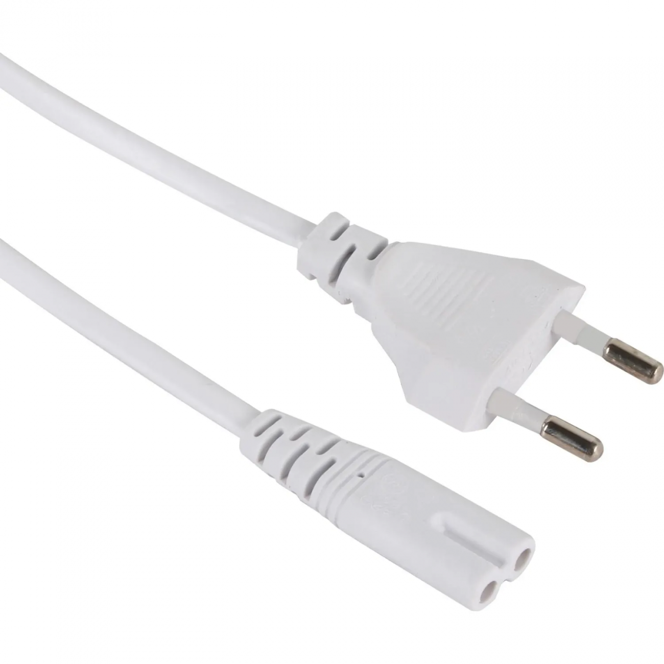 Кабель д/аудио-видео IEC-320-C7, 2-pin 3m,белый, iOpen ACE023-W-3.0M 2390353 ACE023-W-3M