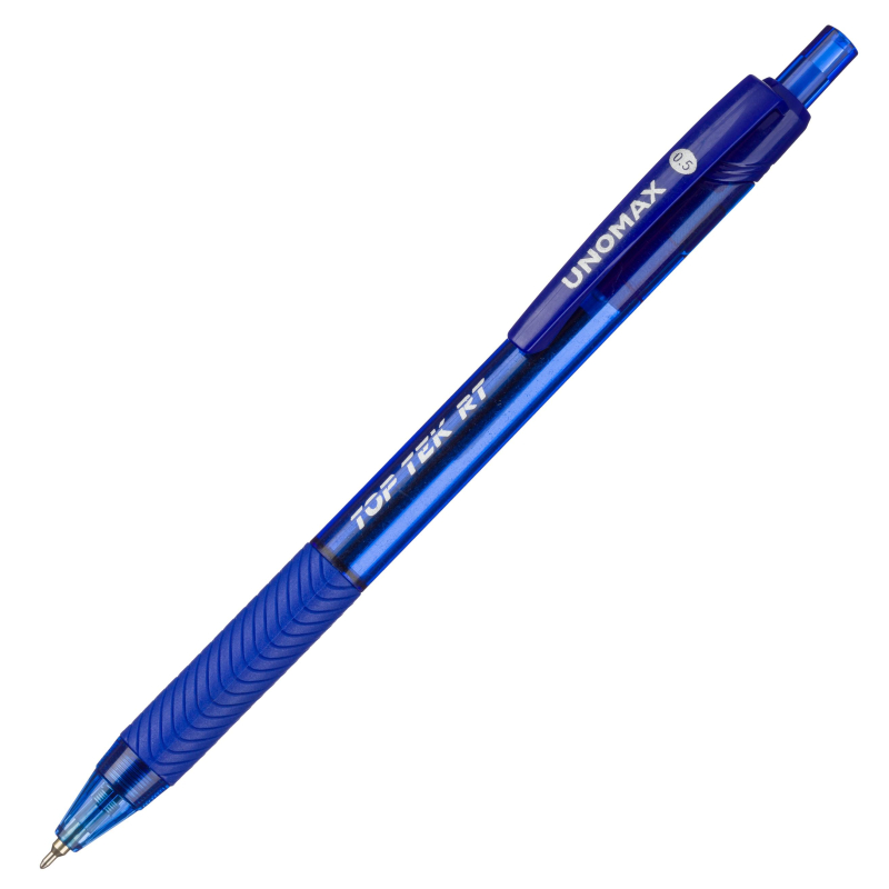 Ручка шариковая автомат. Unomax Top Tek RT,д.ш0,5мм,лин0,3мм,син,манж 1680851 TOP TEK RT ball