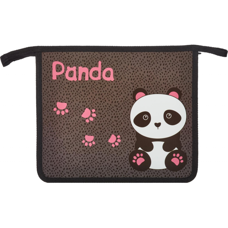 Папка для тетрадей №1School Panda,А5, молния, пластик, ПТ-735 №1 School 1369772