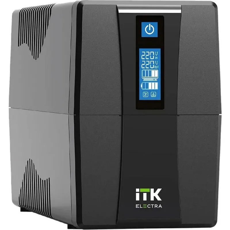 ИБП ITK Electra EET-0600VA-1-001 360Вт 600ВА черный 2099075