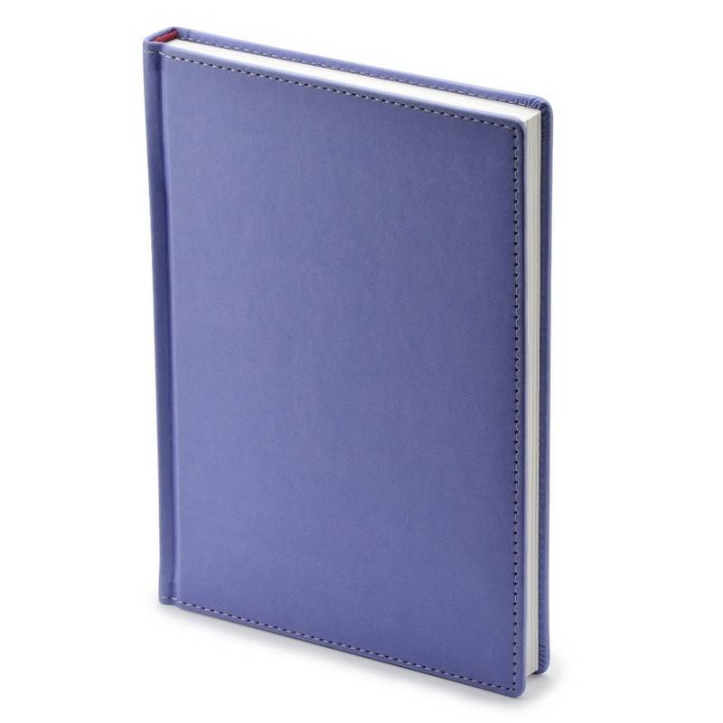 Ежедневник недатир. Альт Velvet искусс. кожа A5+ 136 л. сиреневый (146х206 мм) 994581