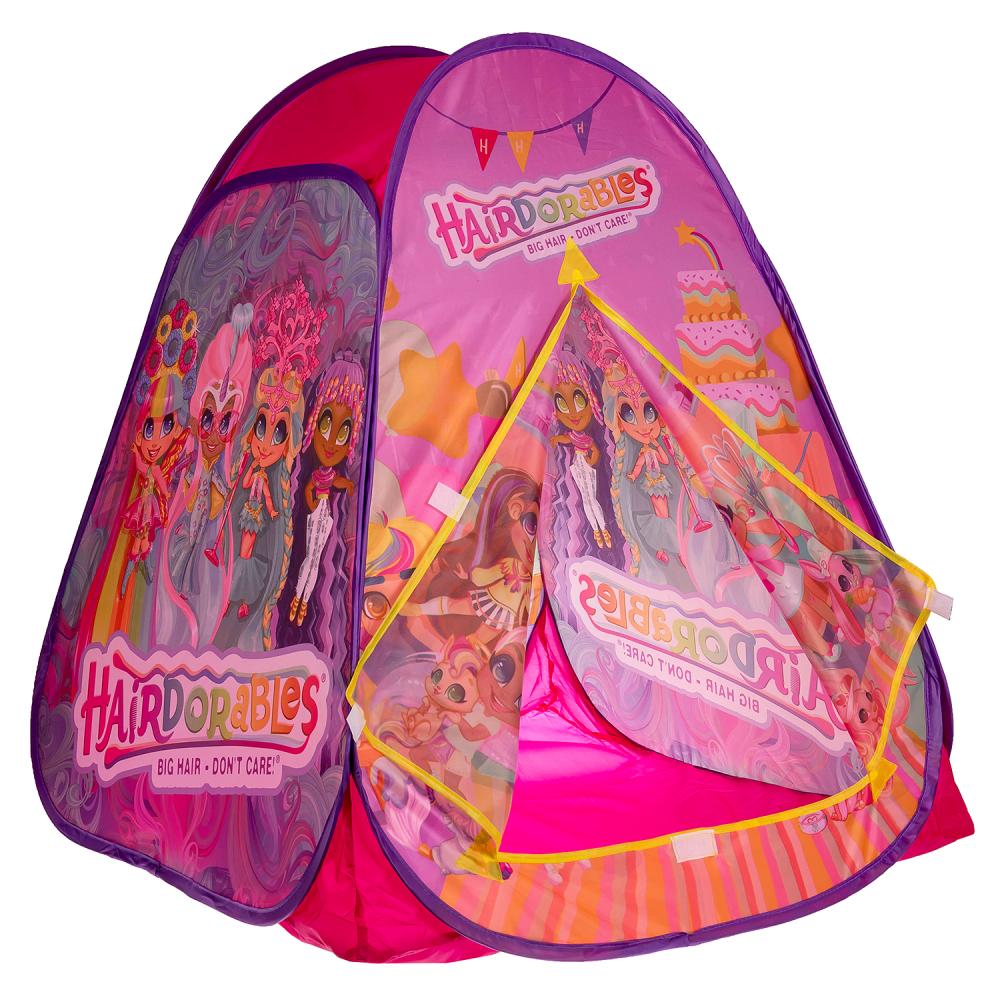 Палатка детская игровая Hairdorable, 81х90х81см. в сумке Играем Вместе GFA-HDR01-R