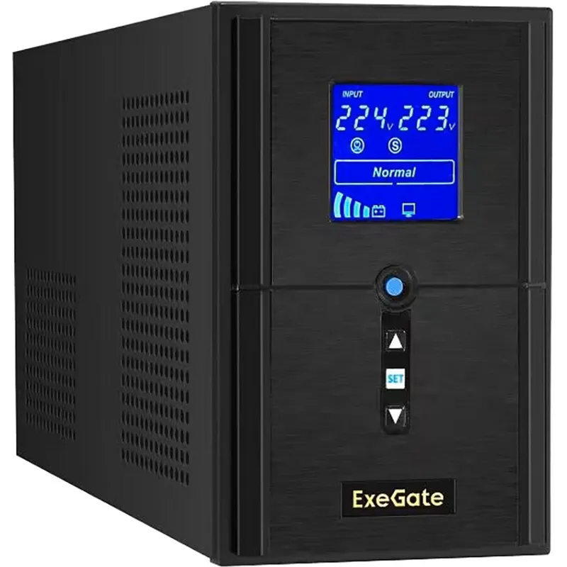 ИБП ExeGate SineTower SN-1000 лин-инт,1000ВА/800Вт,2EURO+1xC13(EX295981RUS) 2120905