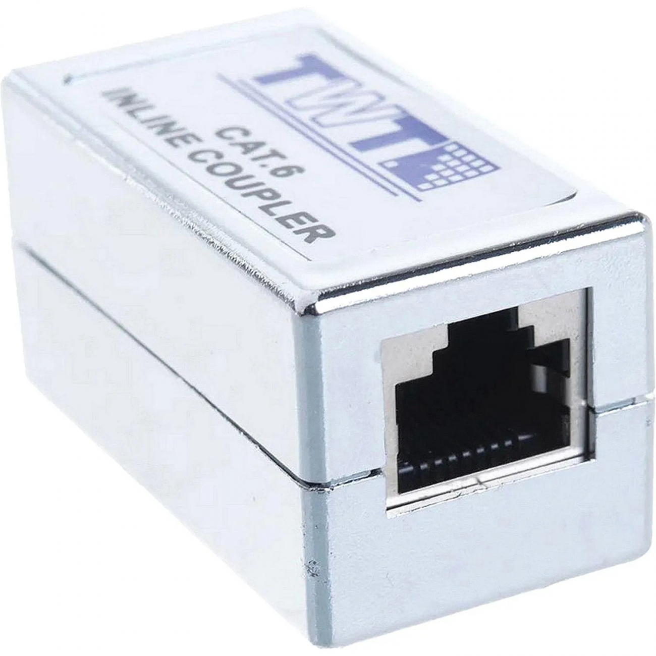 Адаптер проходной TWT TWT-CP45STP6 RJ-45, экранированный, категории 6 2167604