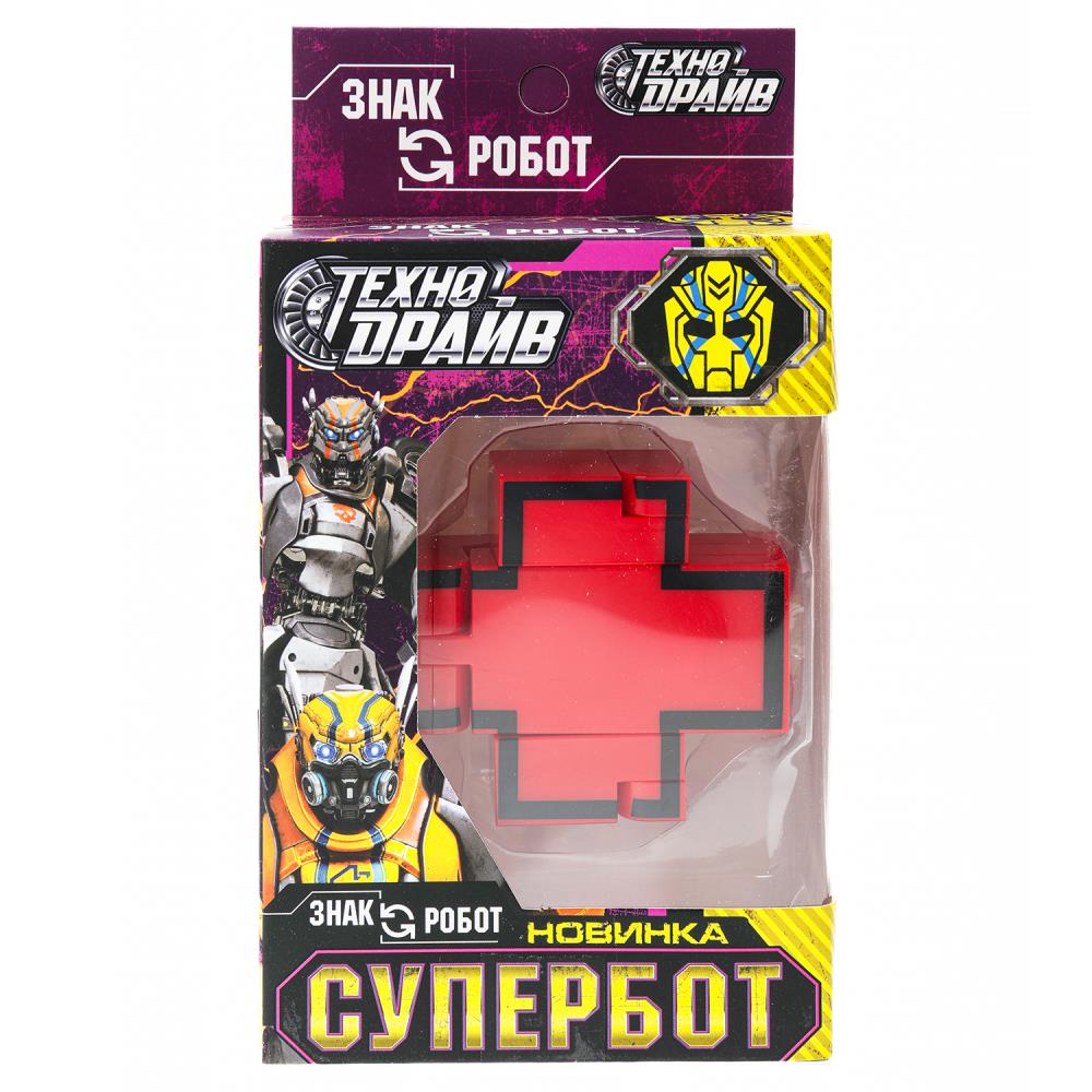 Робот трансформирующийся в знак (плюс) Технодрайв ZY1178643-R10