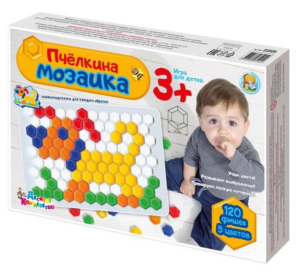 Мозаика "Пчелкина" d25/5 цв/120 эл Десятое Королевство 03505ДК