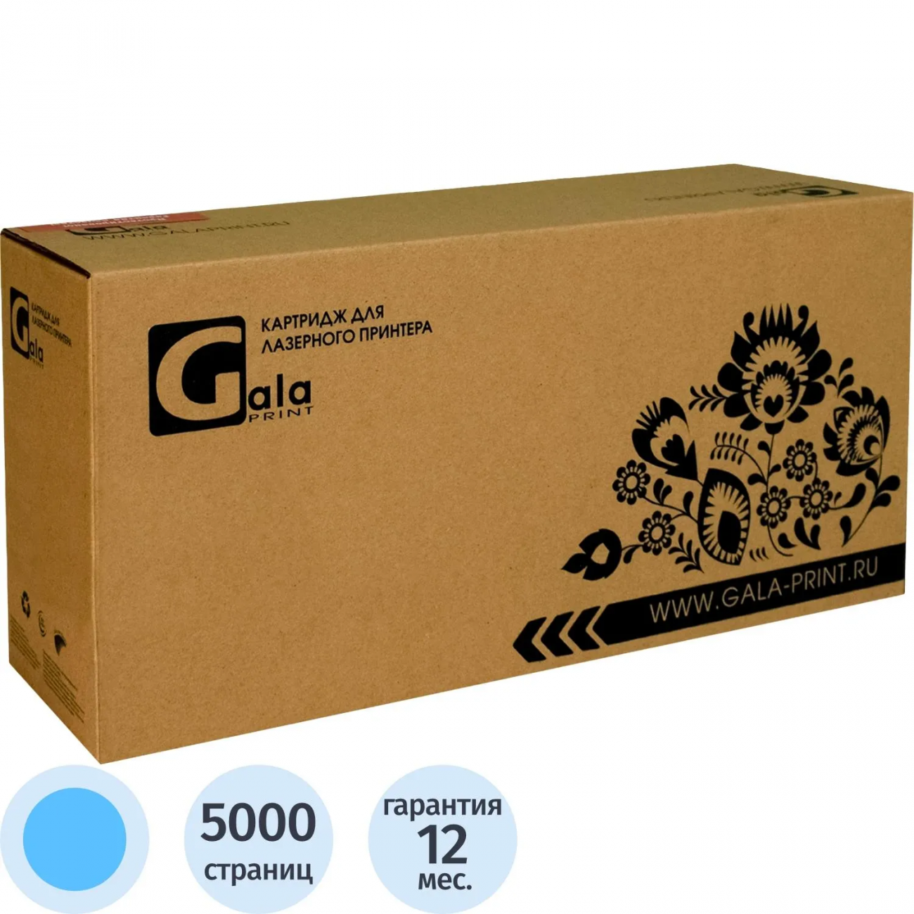 Тонер-картридж GalaPrint TK-5370C гол. д/Kyocera PA3500cx/MA3500cix 2438420 GP_TK-5370C_C