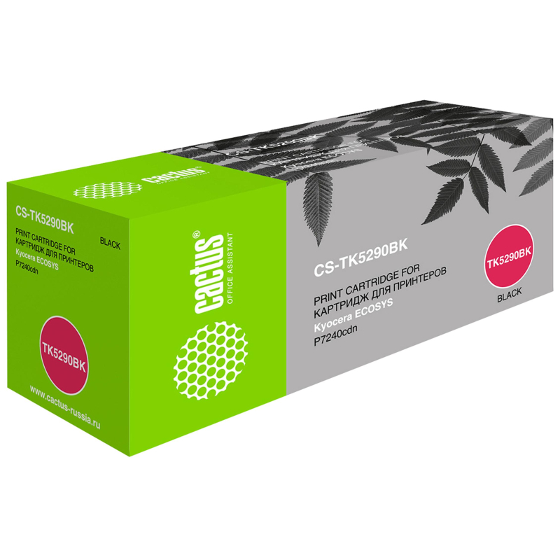 Картридж лазерный Cactus TK-5290BK чер. для Kyocera Ecosys P7240cdn 1665272
