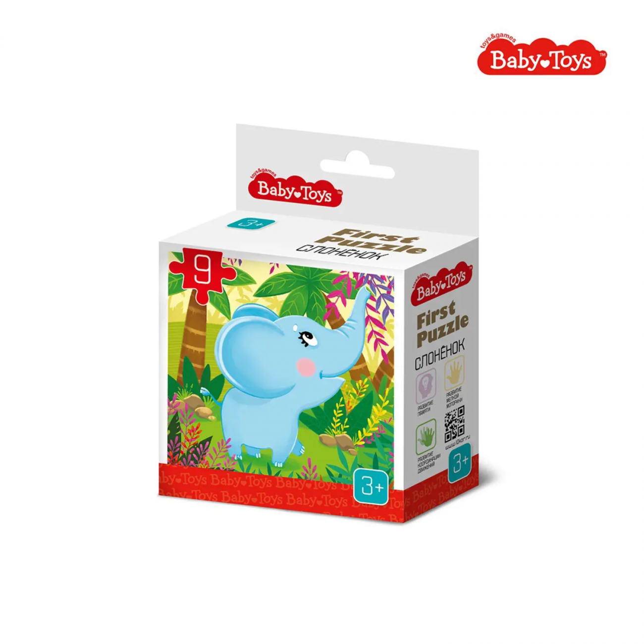 Десятое королевство Пазл First Puzzle Слоненок 9 элементов 04155ДК