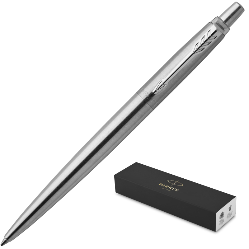 Ручка шарик. автомат. Parker Jotter XL Grey 1мм син подар 2122756 1731739