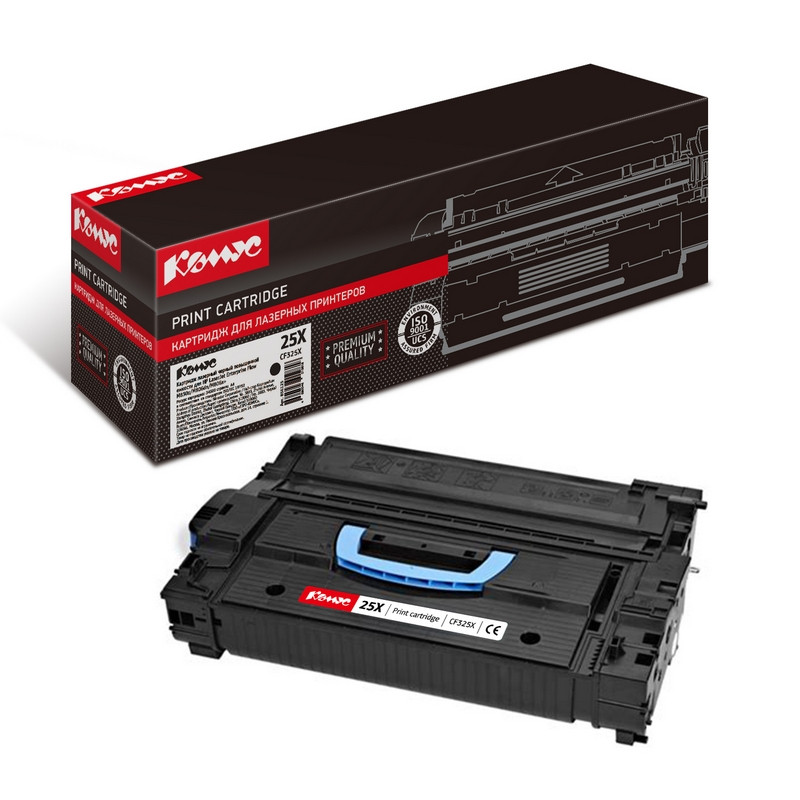 Картридж лазерный Комус 25X CF325X чер. пов. емк. для HP M830z/M806 856125