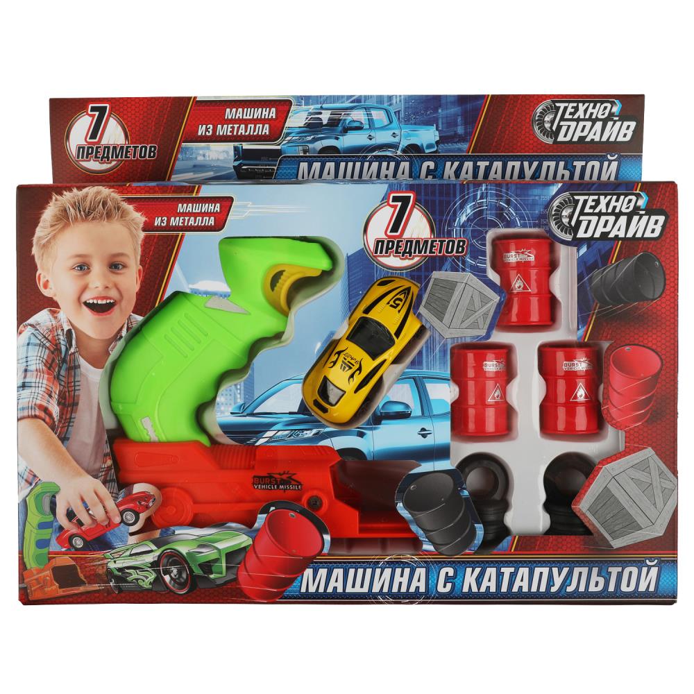 Машина с катапультой 7 предметов Технодрайв 2108C011-R