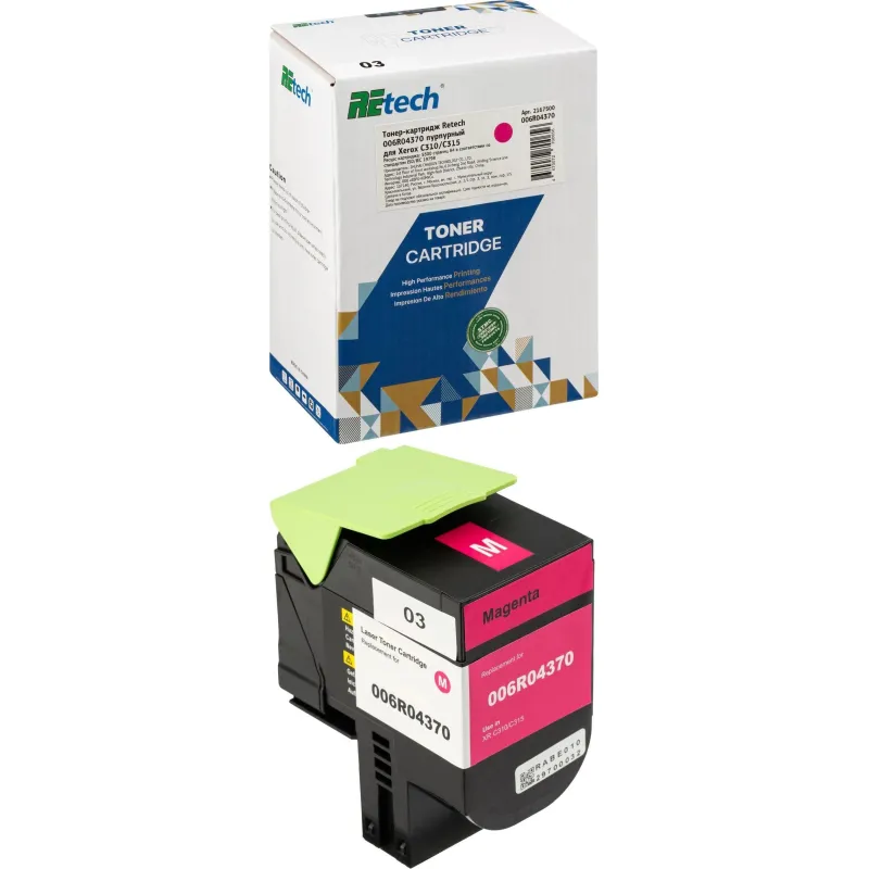 Тонер-картридж Retech 006R04370 пур. для Xerox C310/C315 2167500