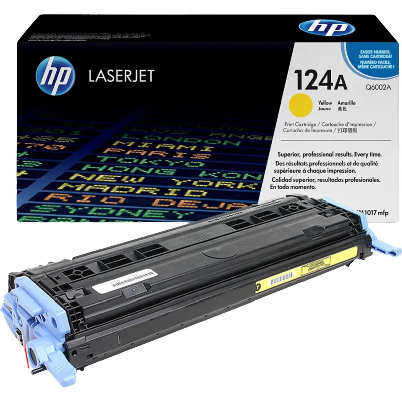 Картридж лазерный HP 124A Q6002A жел. для CLJ 1600/ 2600 67311