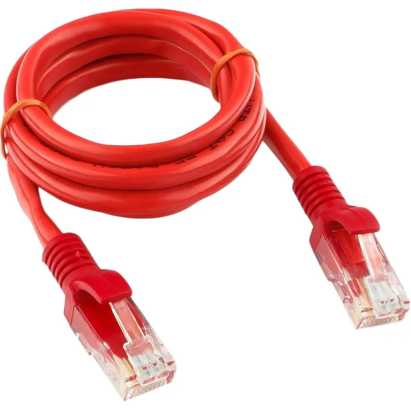 Патч-корд UTP Cablexpert PP12-1M/R кат.5e, 1м, красный 1124727