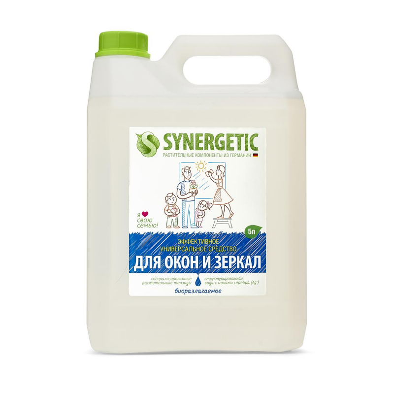 Средство для стекол Synergetic 5л 1451028 107500