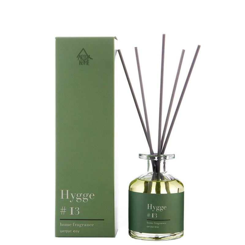 Аромадиффузор с палочками Hygge #13 Цитрус юзу 100 мл Arida Home 1539006 АР 100-061
