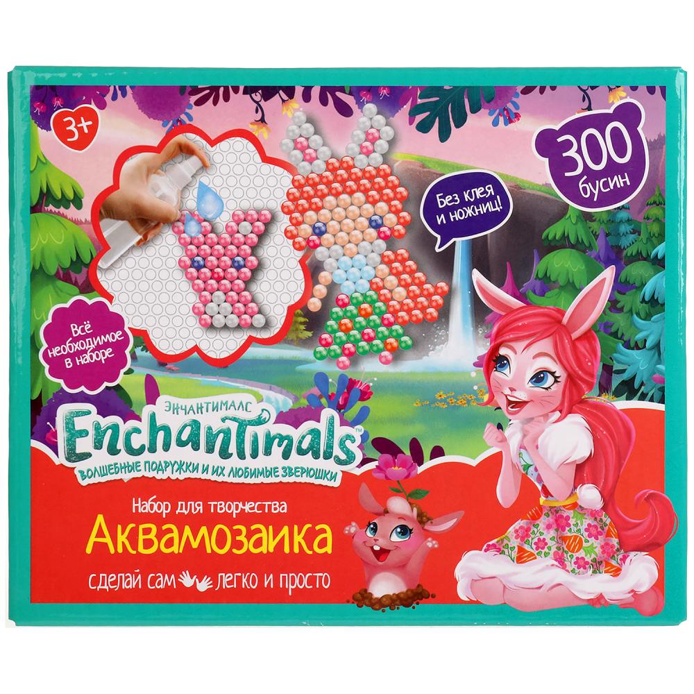 Набор д/детского тв-ва Энчантималс, аквамозаика 300 бусин, Мульти Арт AQUABEADS300-EN2