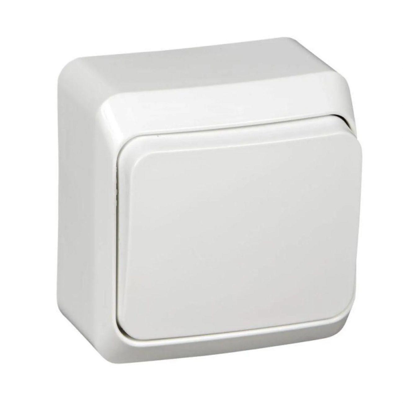 Выключатель 1-клав. SE Этюд Белый (BA10-001B) О/У Schneider Electric 1535934