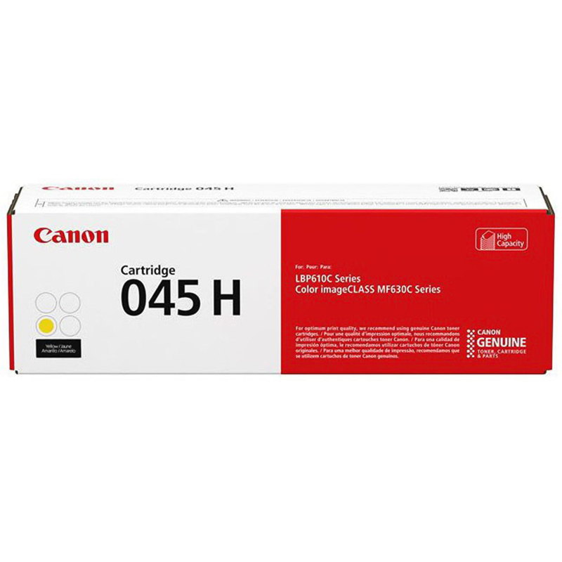 Картридж лазерный Canon 045 H Y (1243C002) жел. для MF635Cx, 633Cdw, 631Cn 743388