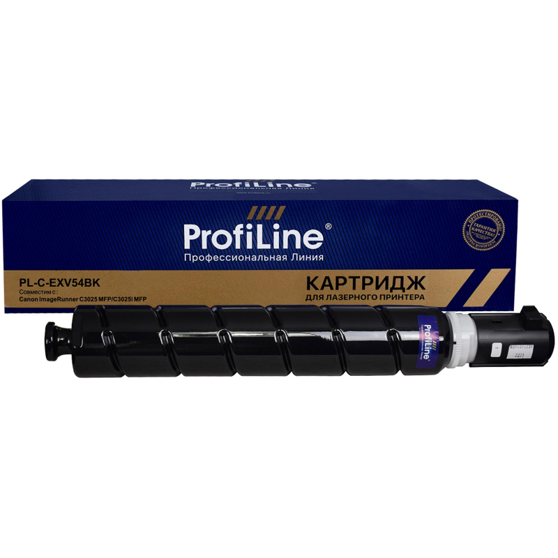 Тонер-картридж ProfiLine C-EXV54 BK (1394C002) чер. для Canon C3025/C3025i 1595518 PL_C-EXV54BK_BK