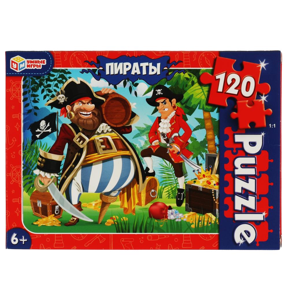 Пазл классический 120 деталей Пираты Умные игры 4680107961389