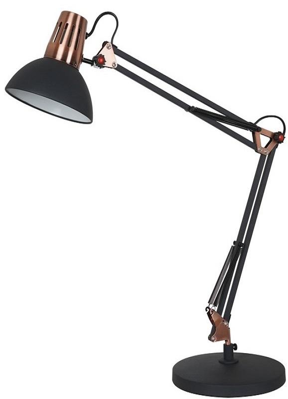 Светильник Camelion KD-431A С62 черный + медь, 40 1220895 13086
